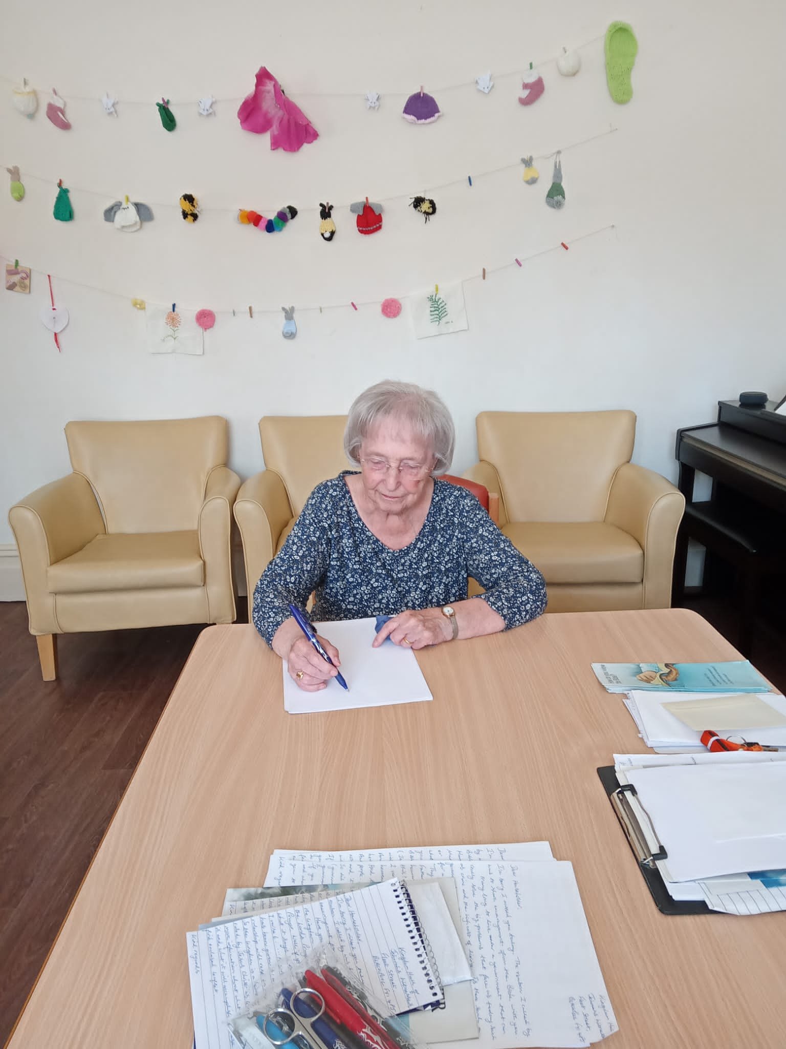Letter Writing at Jah-Jireh Elderly Care Home