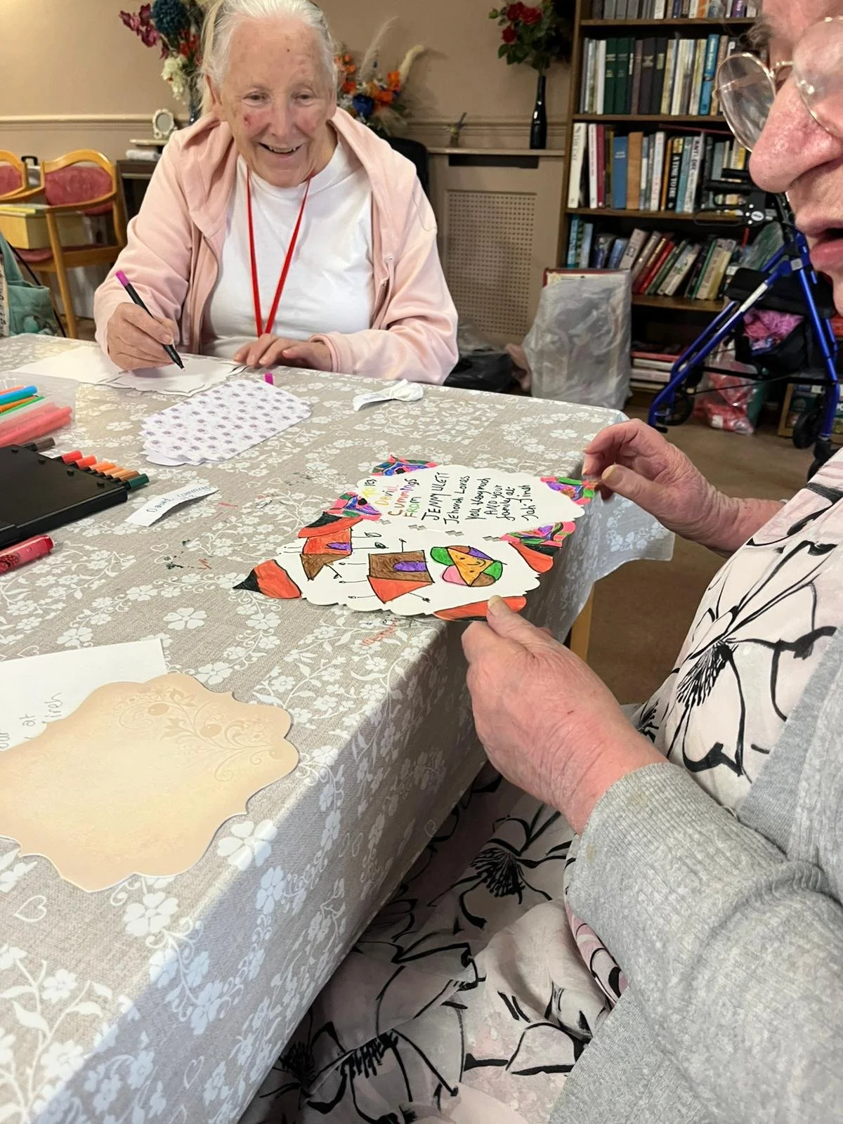 Cards at Jah-Jireh Elderly Care Homes for Jehovah’s Witnesses