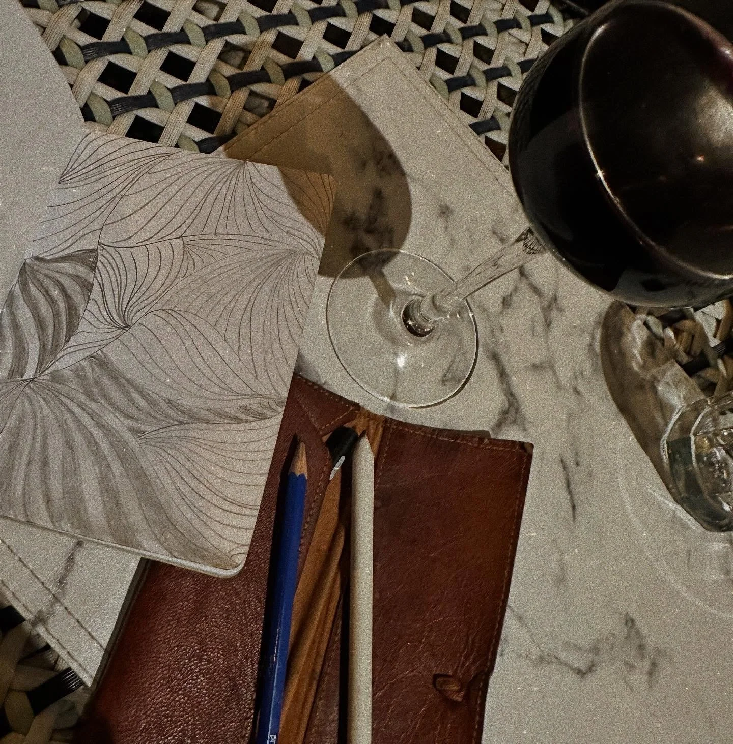 Day 5 of 30: Art and wine as meditation on this the 10th of October, a very weird day in the life.