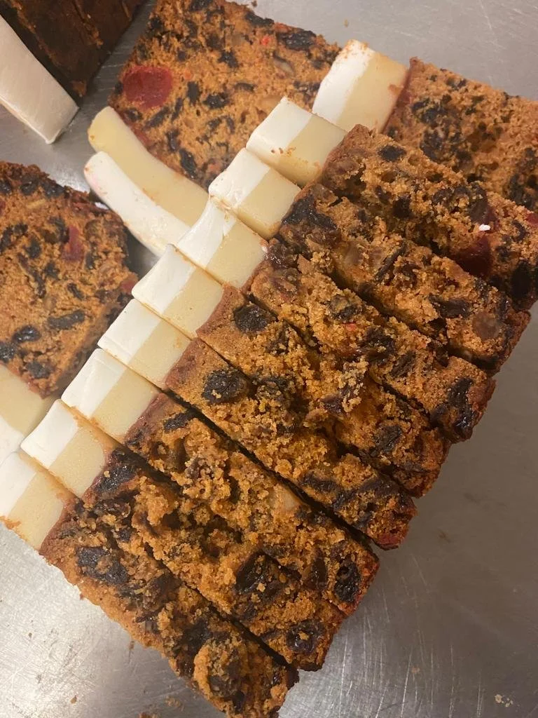Christmas Cake Slice