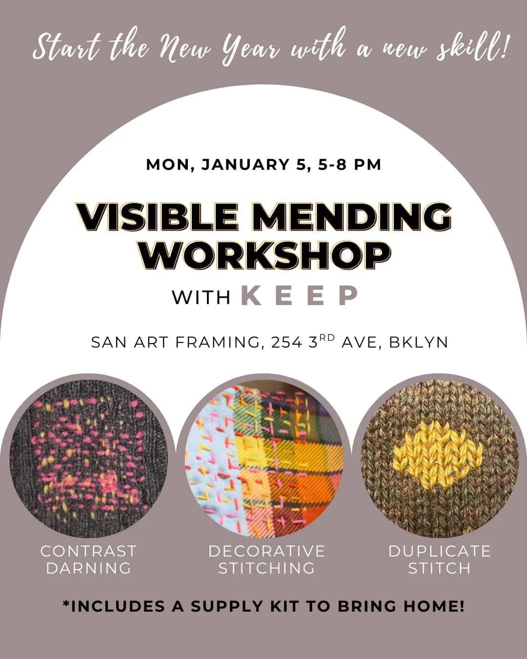 Visible Mending Workshop with @thebigkeep