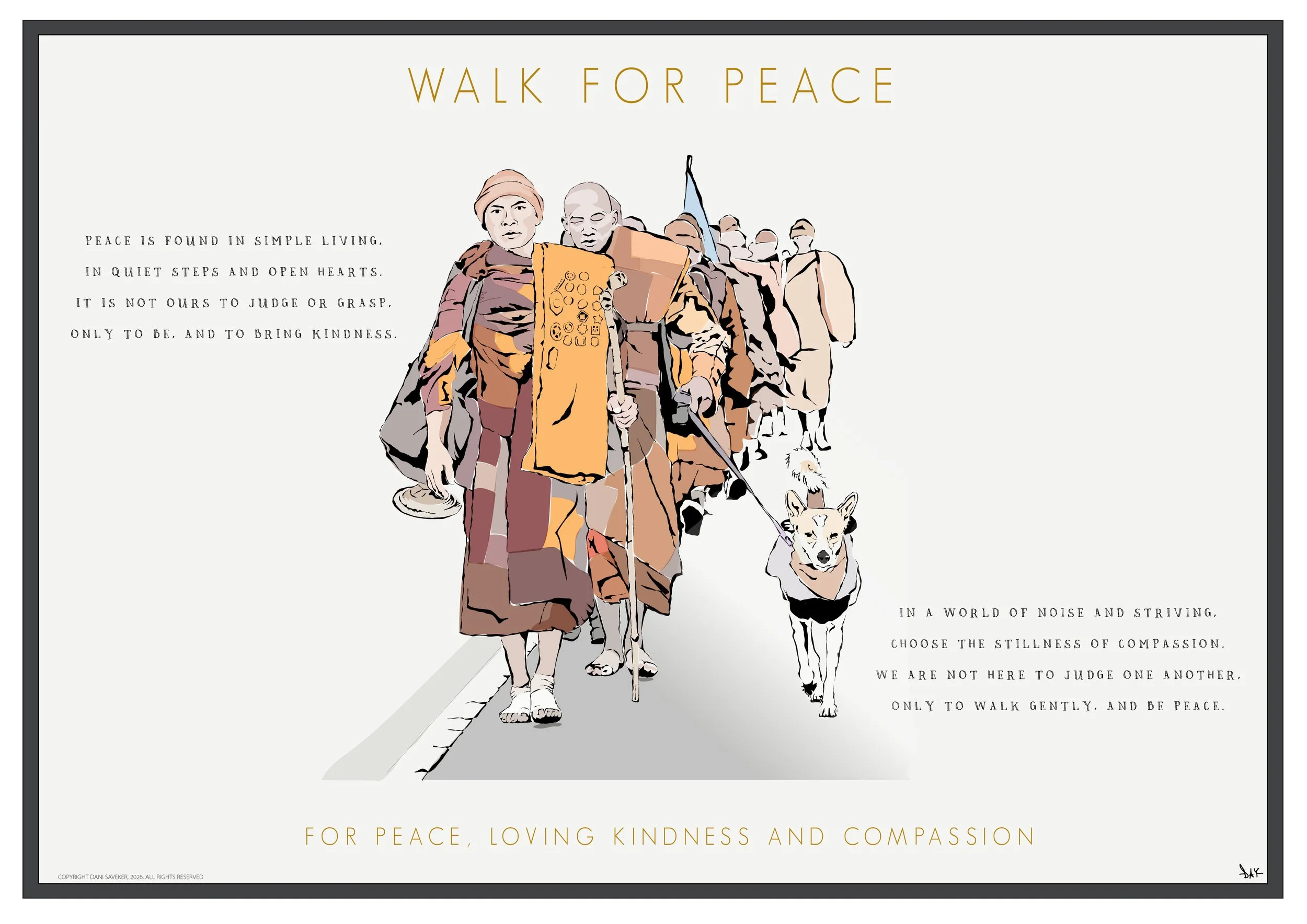 Walk For Peace Poster