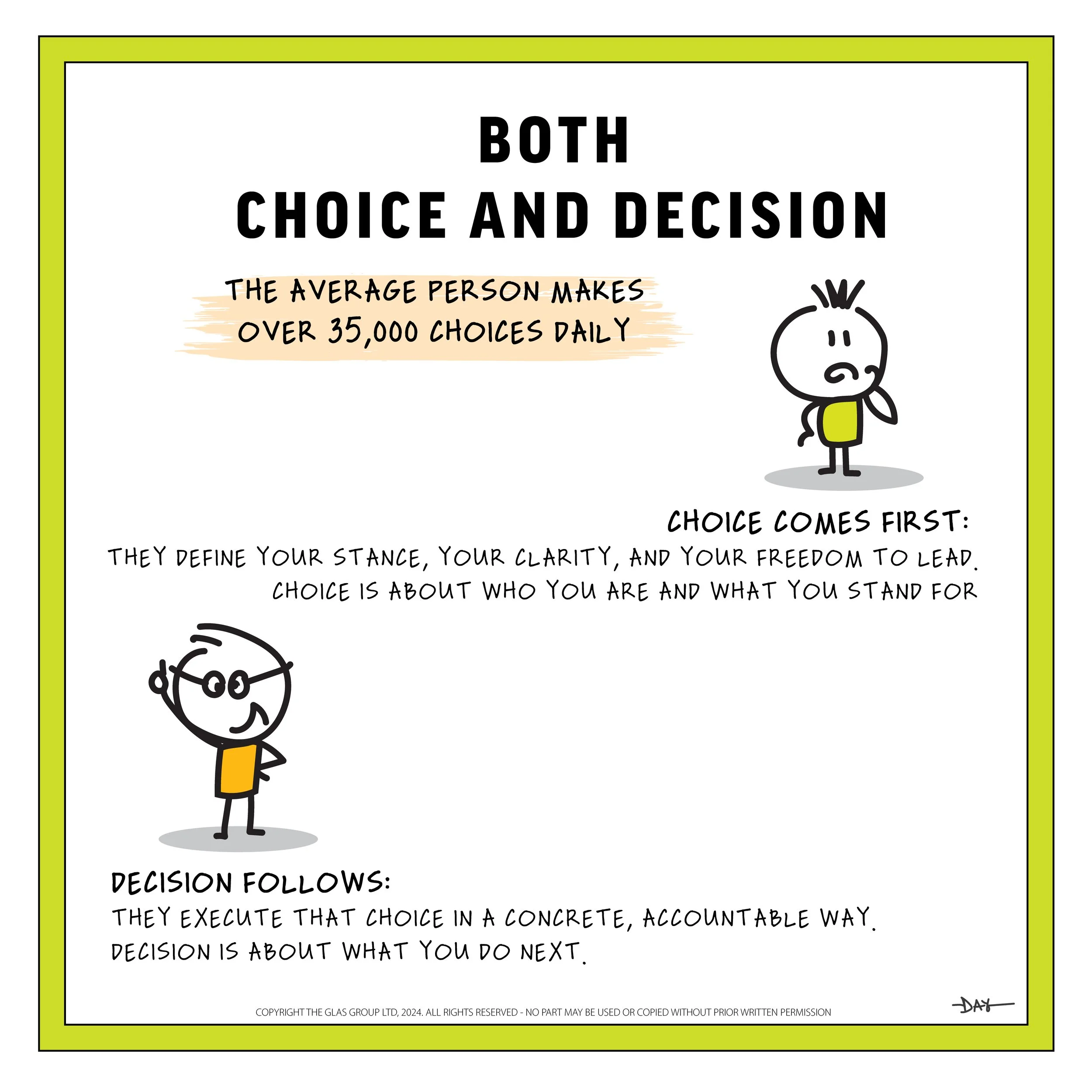 Both Choice and Decision | Detail| Be Your Future Self