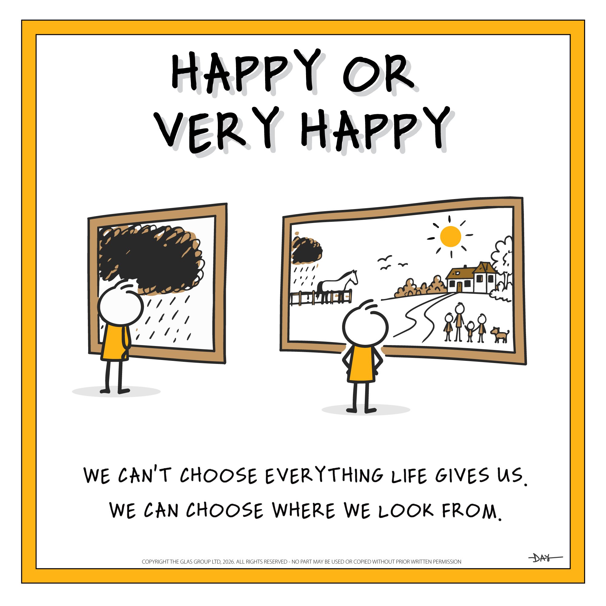 Either Happy or Very Happy