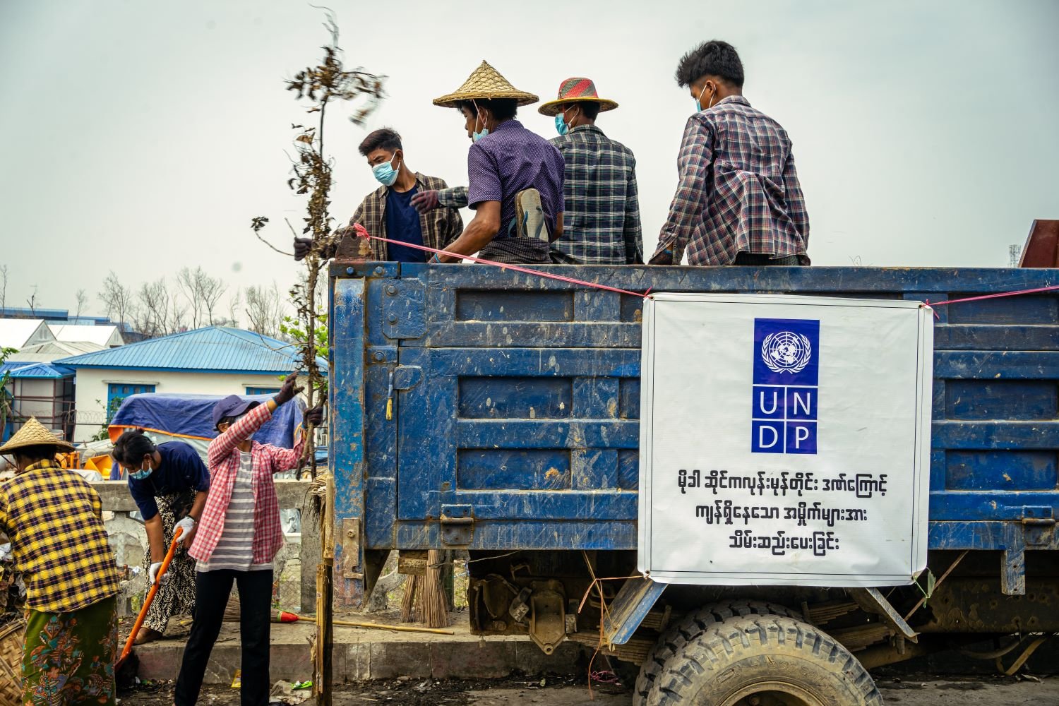 UNDP helps clear roads after Myanmar's Cyclone Mocha