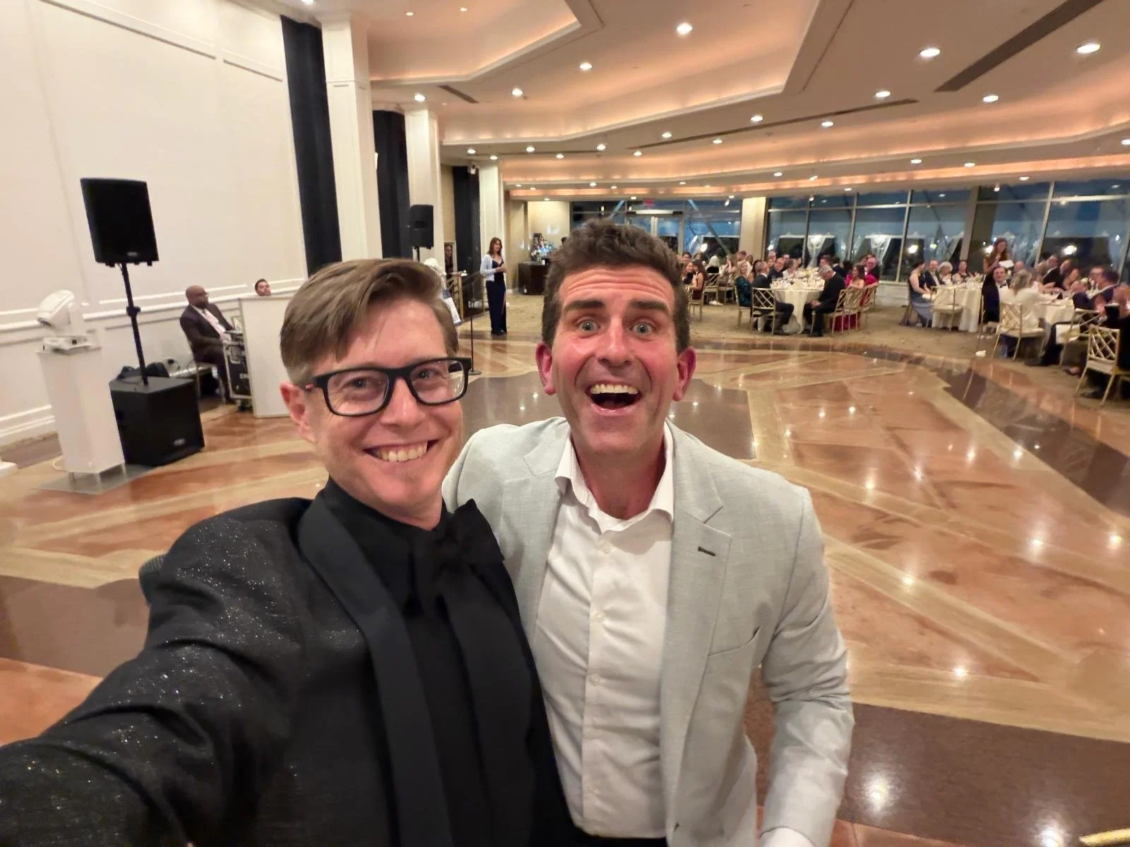 GISNY gala 2026 - joyful attendee with Nick S.JPG