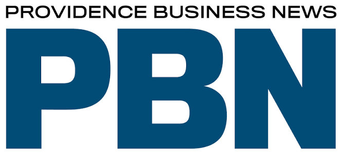 Logo for Providence Business News with the initials PBN in bold blue letters at the center.