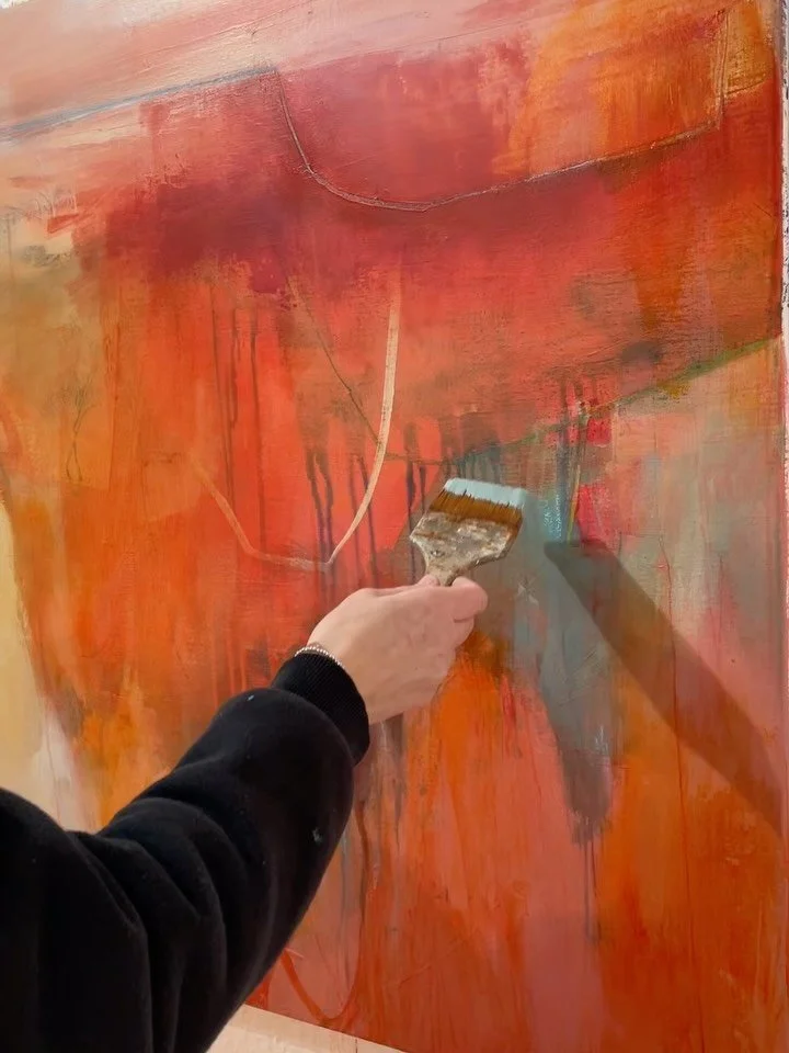 WHERE MEMORIES WANDER
100cm x 100cm

Available @graystonegallery in their Maps and Memories exhibition.