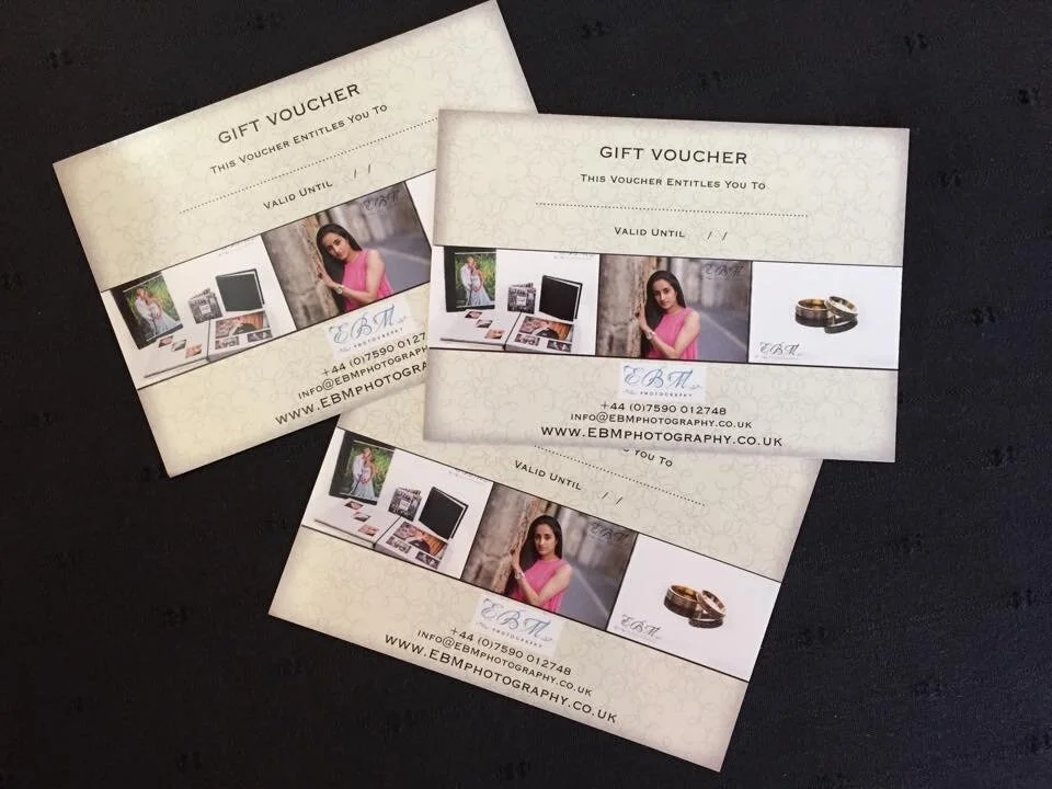 EBM Photography Gift Vouchers
