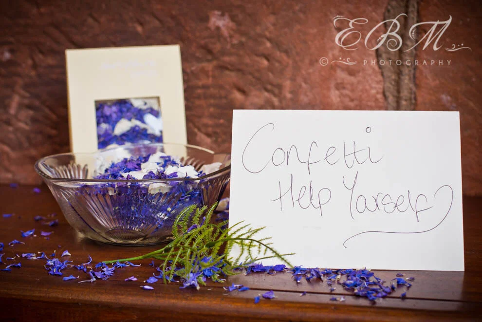 TIPS:  Wedding confetti tips with Shropshire Petals