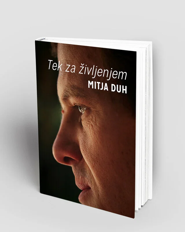 Tek za življenjem - Book cover design
