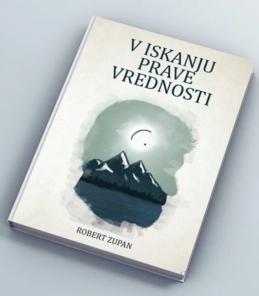 V iskanju prave vrednosti - Book cover design