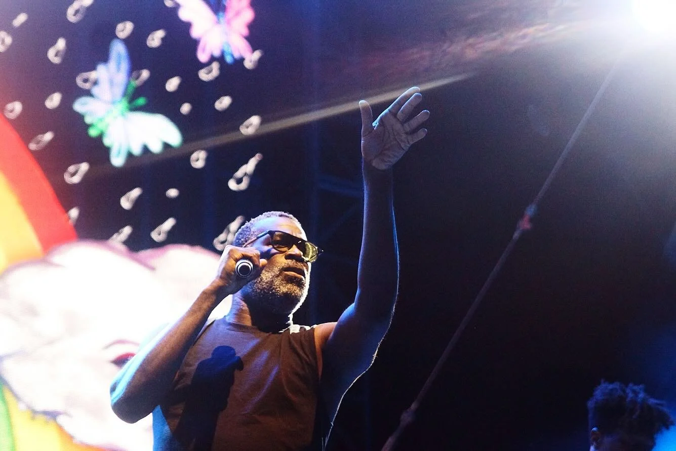 After a short break, I&rsquo;ve gotten back to doing what I do best 😎 my first gig back was @tvontheradio&rsquo;s There Goes the Neighborhood festival Under the K Bridge (featuring @spellling, Moor Mother, @sudanarchives, &amp; @flyinglotus). 

Earl