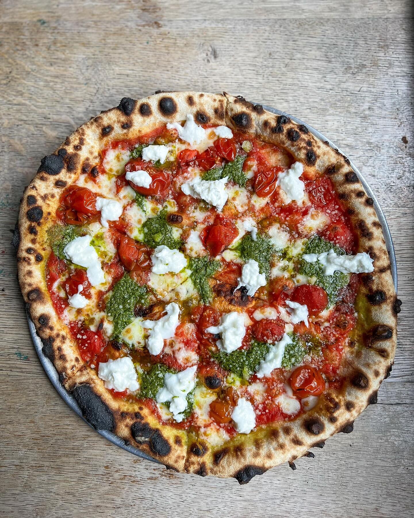 Celebrating the launch of Friday lunch opening at the Pembury. Our head chef @roryjcunningham has put together a super fresh and delicious special. On now until it isn&rsquo;t! 

Fresh Buffalo Mozzarella, Slow Roast Cherry Tomatoes, Wild Garlic Pesto