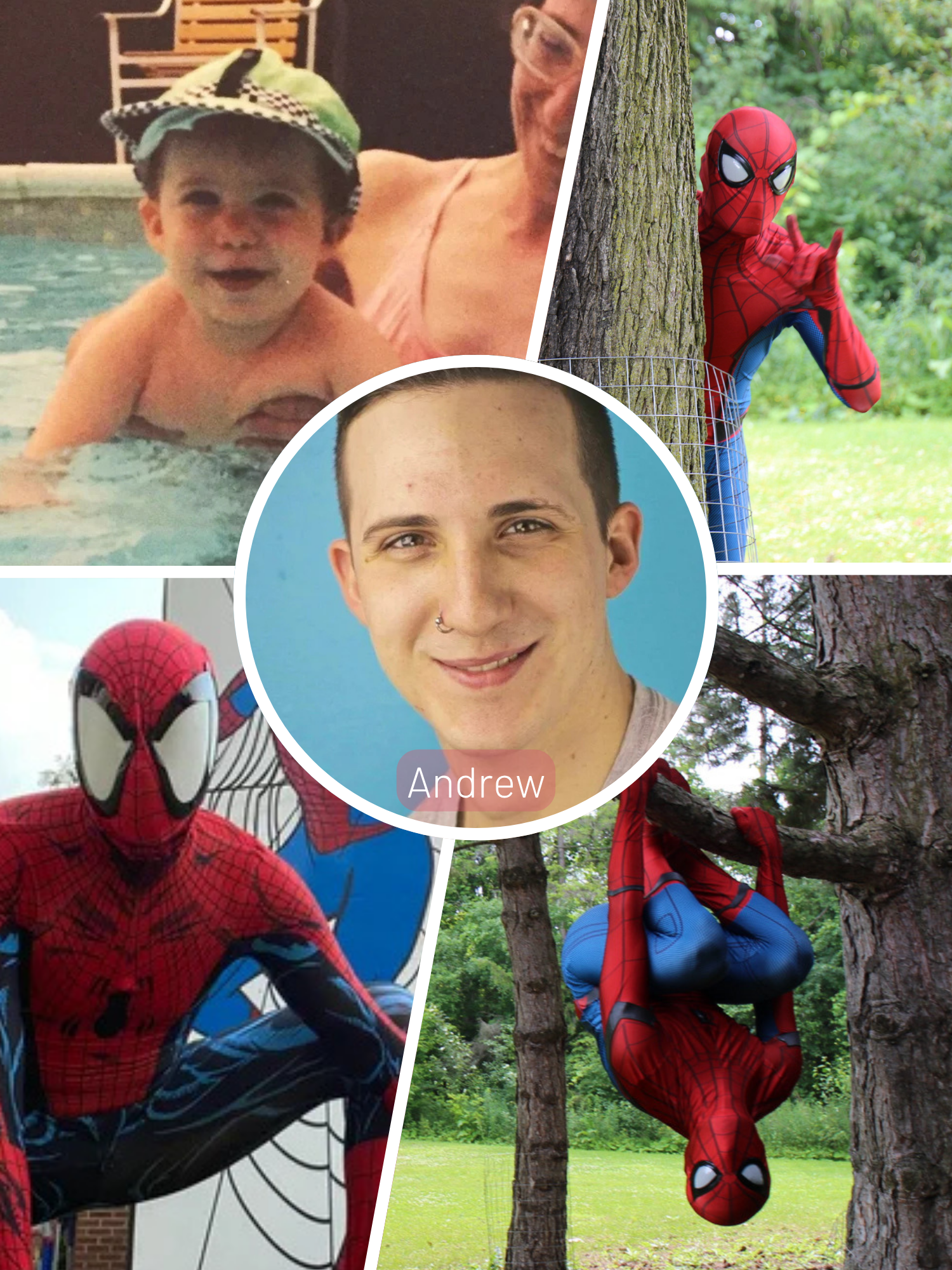 Andrew, professional children's entertainer and superhero performer for birthday parties and special events in Toronto and the GTA.
