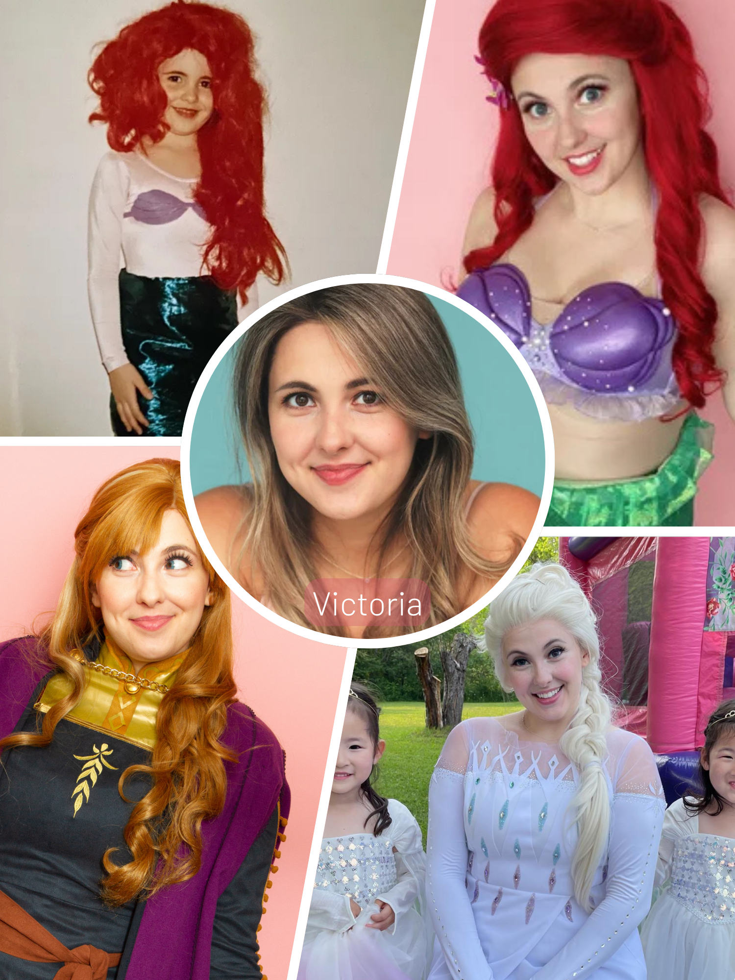Victoria, founder of Bibbity Bobbity Princess Parties and professional princess performer serving Toronto and the GTA.