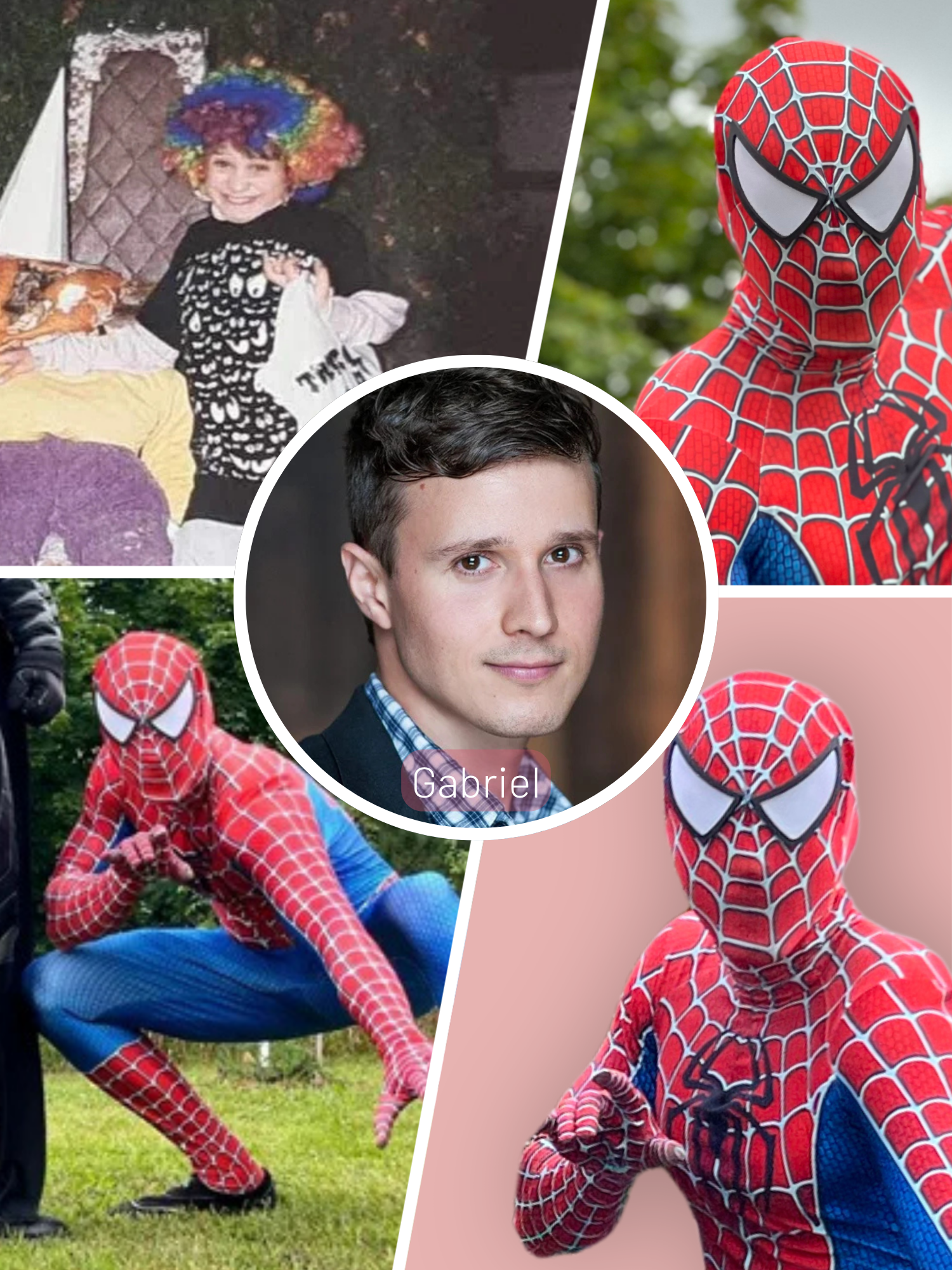 Gabriel, professional superhero performer and children's entertainer available for birthday parties in Toronto and the GTA.