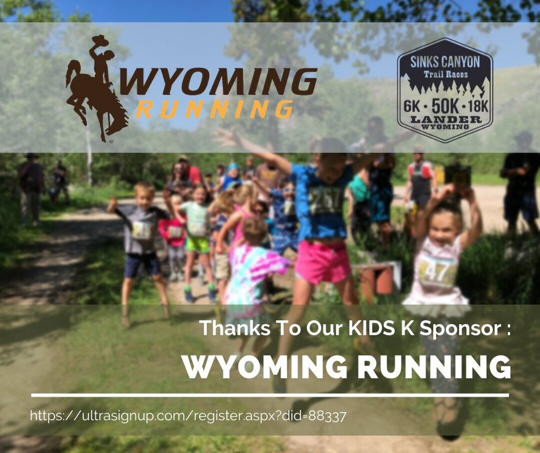 We are excited to announce that Wyoming Running is sponsoring the finisher prize for all racers as well as sponsoring the Kid's K, which is free to register!

The Mission of Wyoming Running is supporting the pursuit of Wyoming&rsquo;s wild places. Le