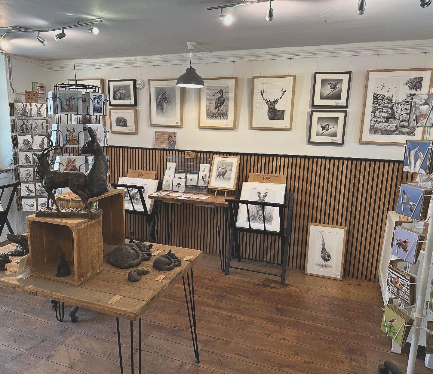 Both galleries are back open as normal now. Masham 10-3:30 Tue to Sat and Helmsley 10-4 Tue to Sun