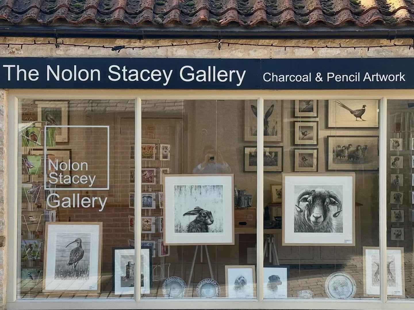 It&rsquo;s a bit breezy, but a lovely sunny day here in Helmsley. Had a shuffle around of the frames in the window.
