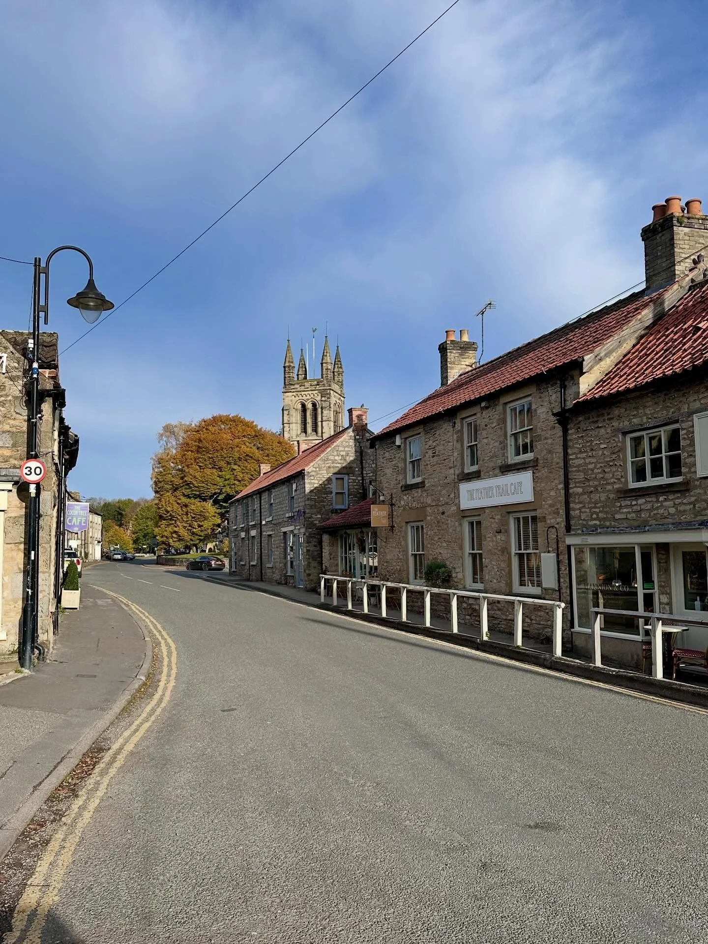 We seem to be on a roll with nice Sunday mornings in Helmsley!! A bit colder today but lovely