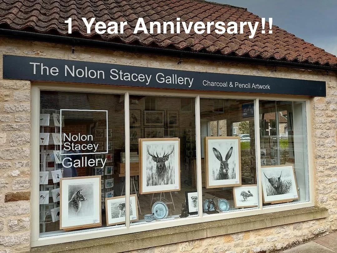The Nolon Stacey Gallery &lsquo;Helmsley Edition&rsquo; is a year old today!

Last year we poured our hearts into preparing for our Saturday opening only to be thwarted by Jack Frost!  Due to the snow, we opened a day late on the Sunday instead.  We 