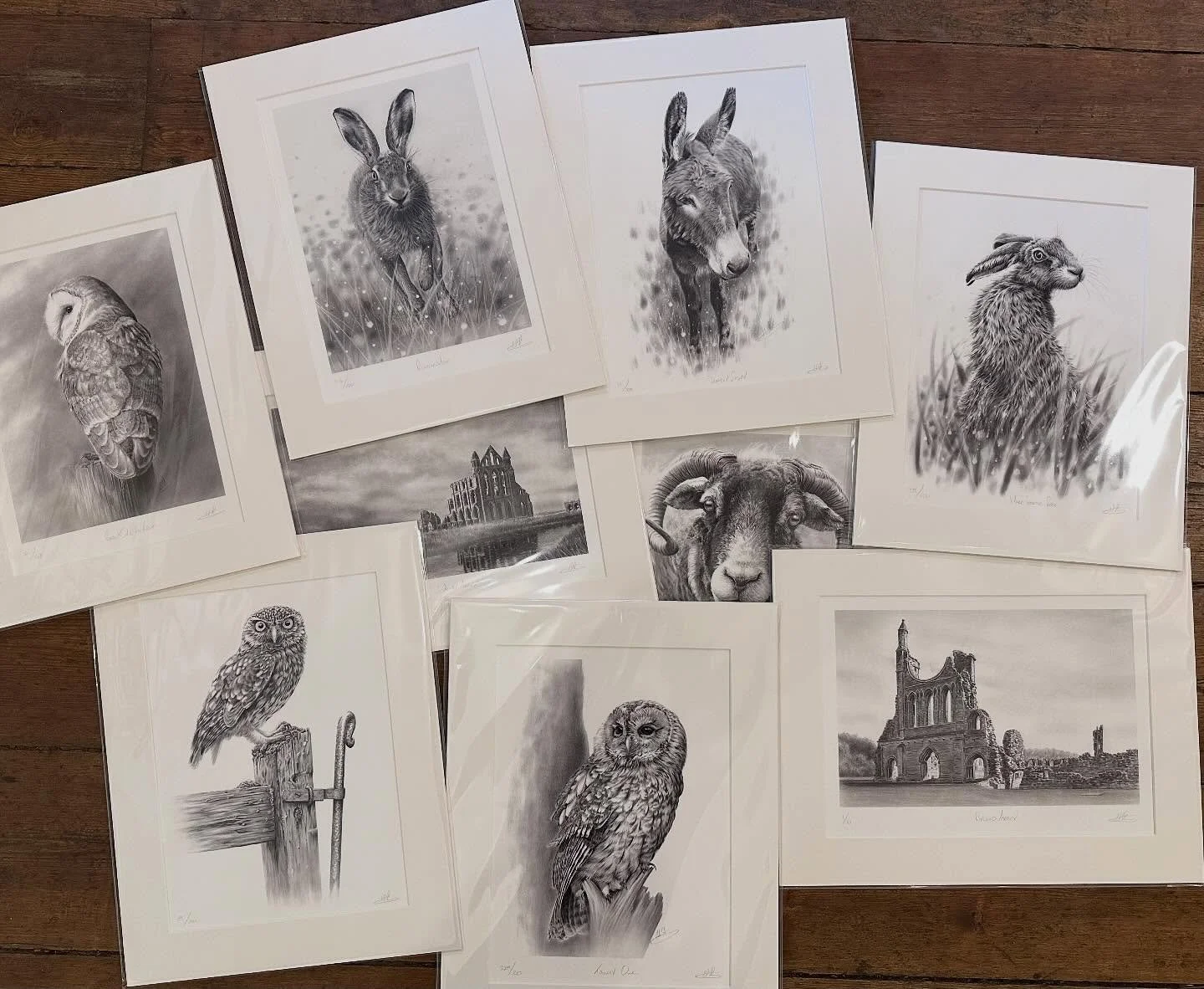 Restocking some small prints in Masham today.