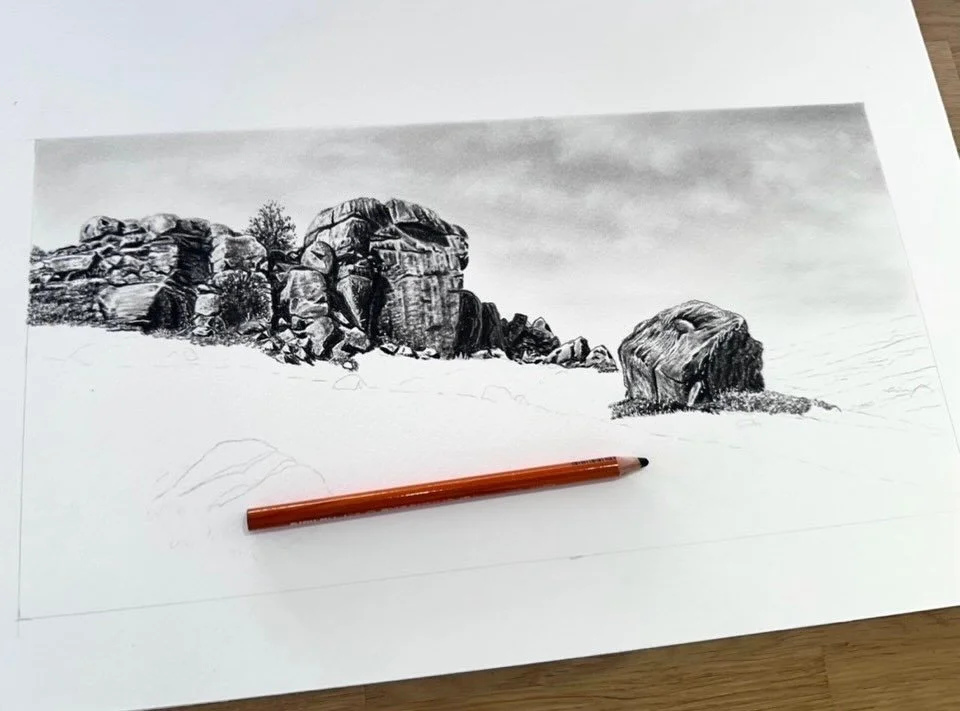 A bit more work on the Cow &amp; Calf today.