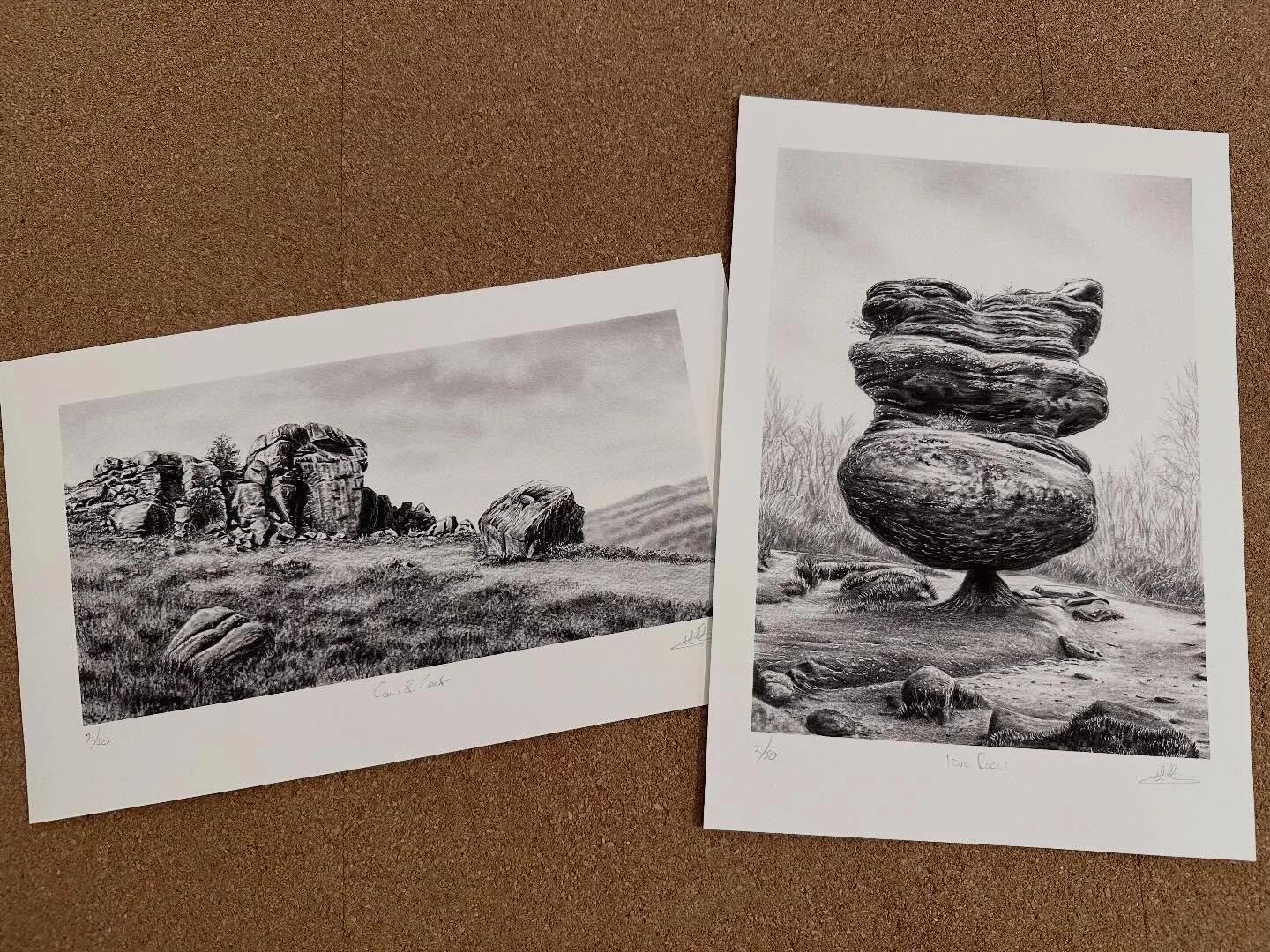 Two brand-new print releases are here!

The latest rock drawings are now available as limited edition prints!  Both are available in two sizes and are limited to just 50 prints in total. &ldquo;Idol Rock&rdquo; at Brimham Rocks, also known as the bal