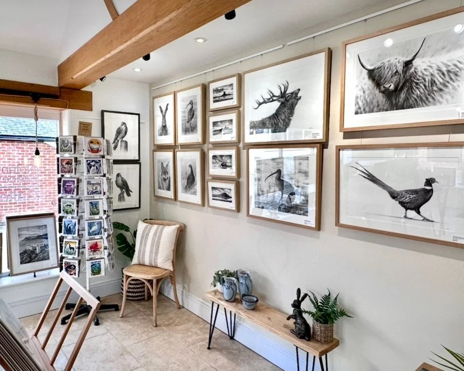 Sunday morning in our Helmsley gallery