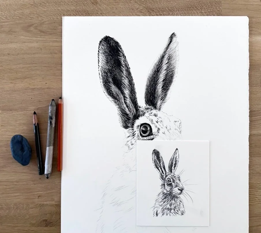 A bit more progress on the hare today. I should make good headway with this over the long weekend.