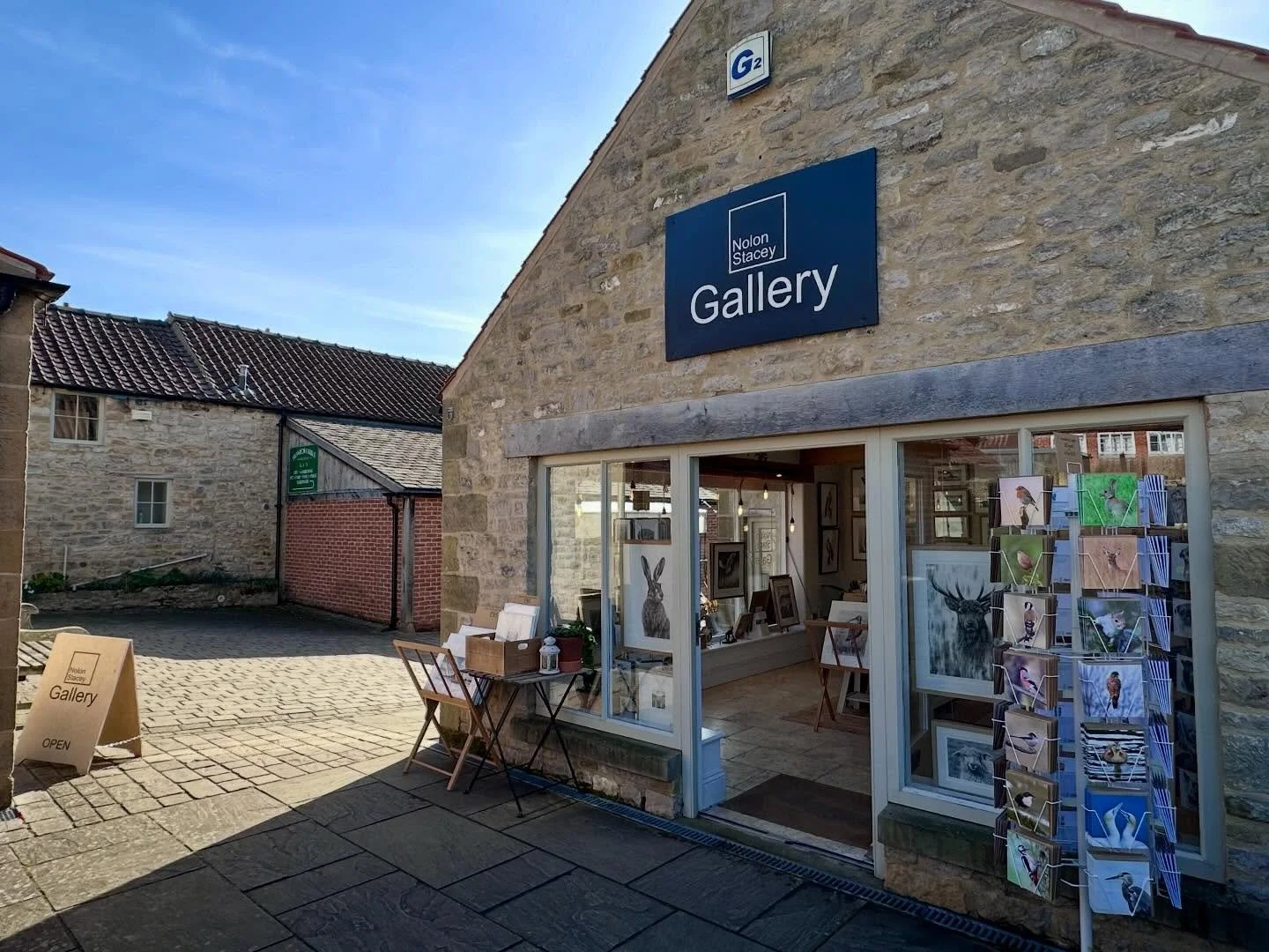 Another gorgeous day in Helmsley. We aren&rsquo;t usually open on Mondays but here until 4 today.