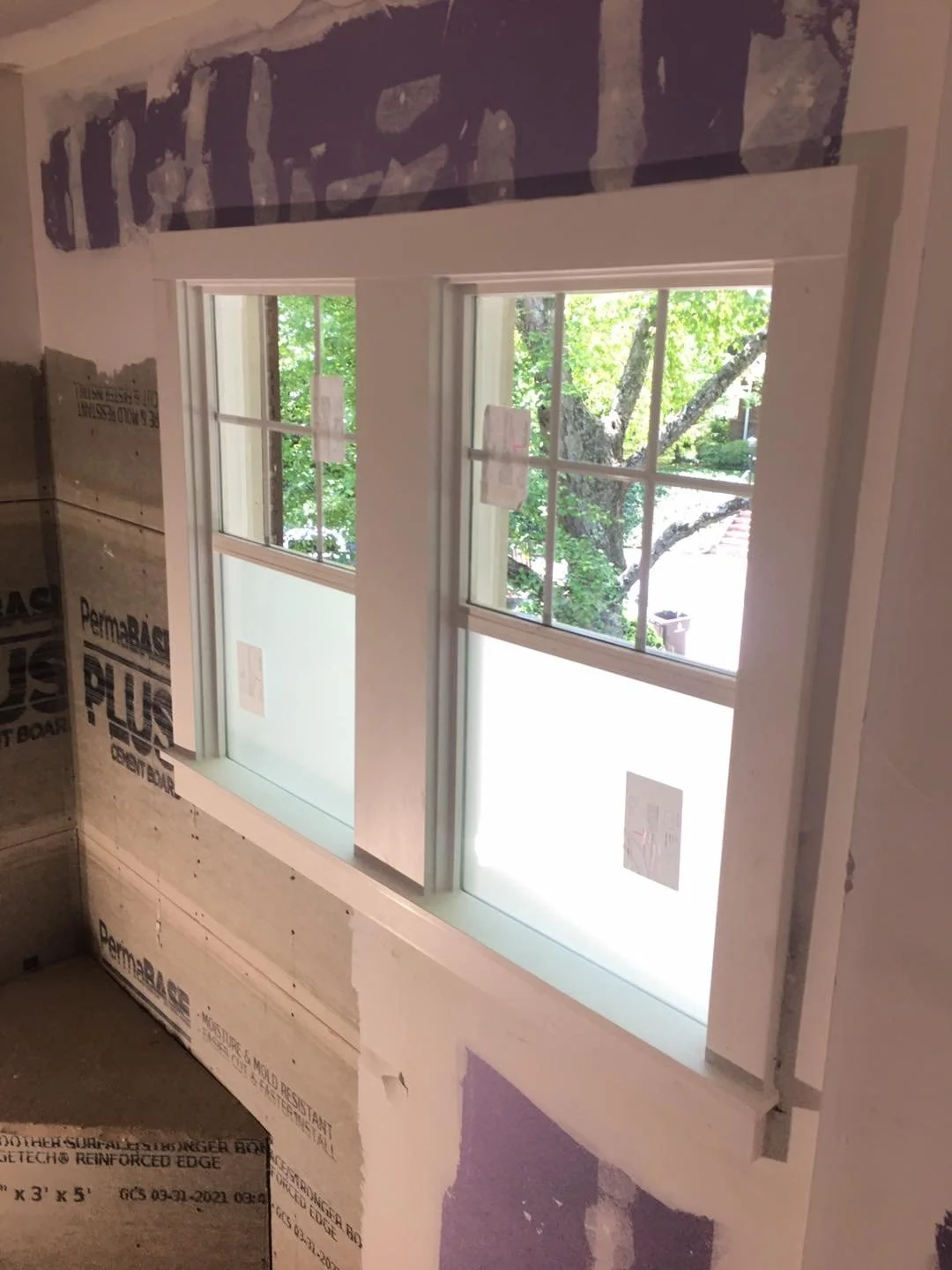 Custom window build down to the glass in Winston-Salem, NC. High Caliber Carpentry used computer modeling to build the window, create a material takeoff, and communicate the product and estimate to the customer.
