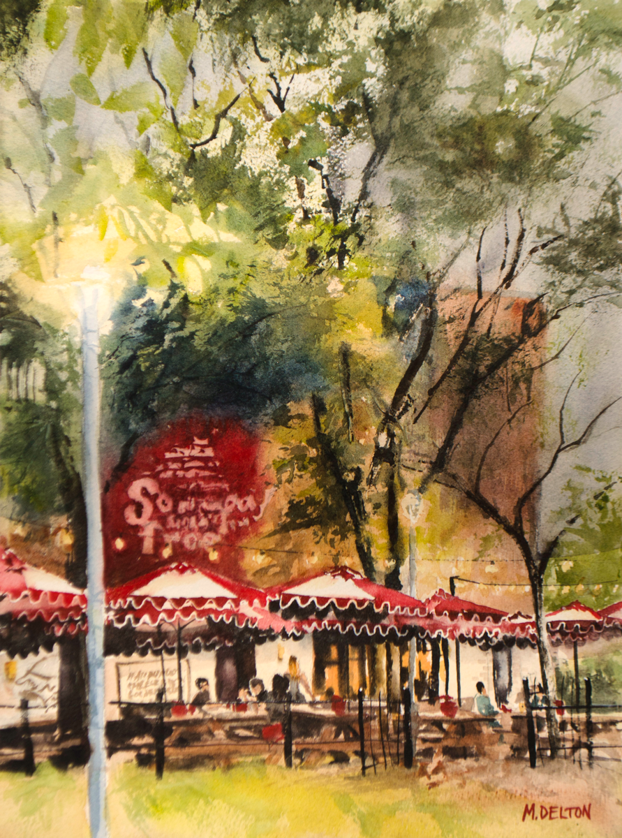 Red Umbrellas