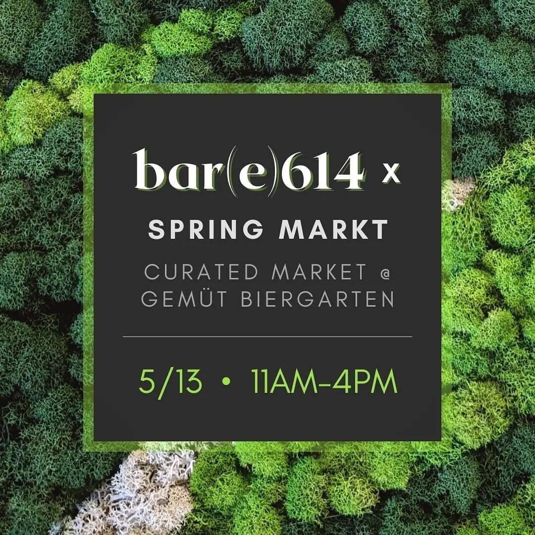 // PROST. 🍻 first market of the season is upon us! join me at @gemutbiergarten 's Spring Markt this saturday for some fresh moss pieces + delicious beer. we'll be slingin' em from 11-4pm!

stay tuned for some sneak peeks of what I'll be bringing. ho