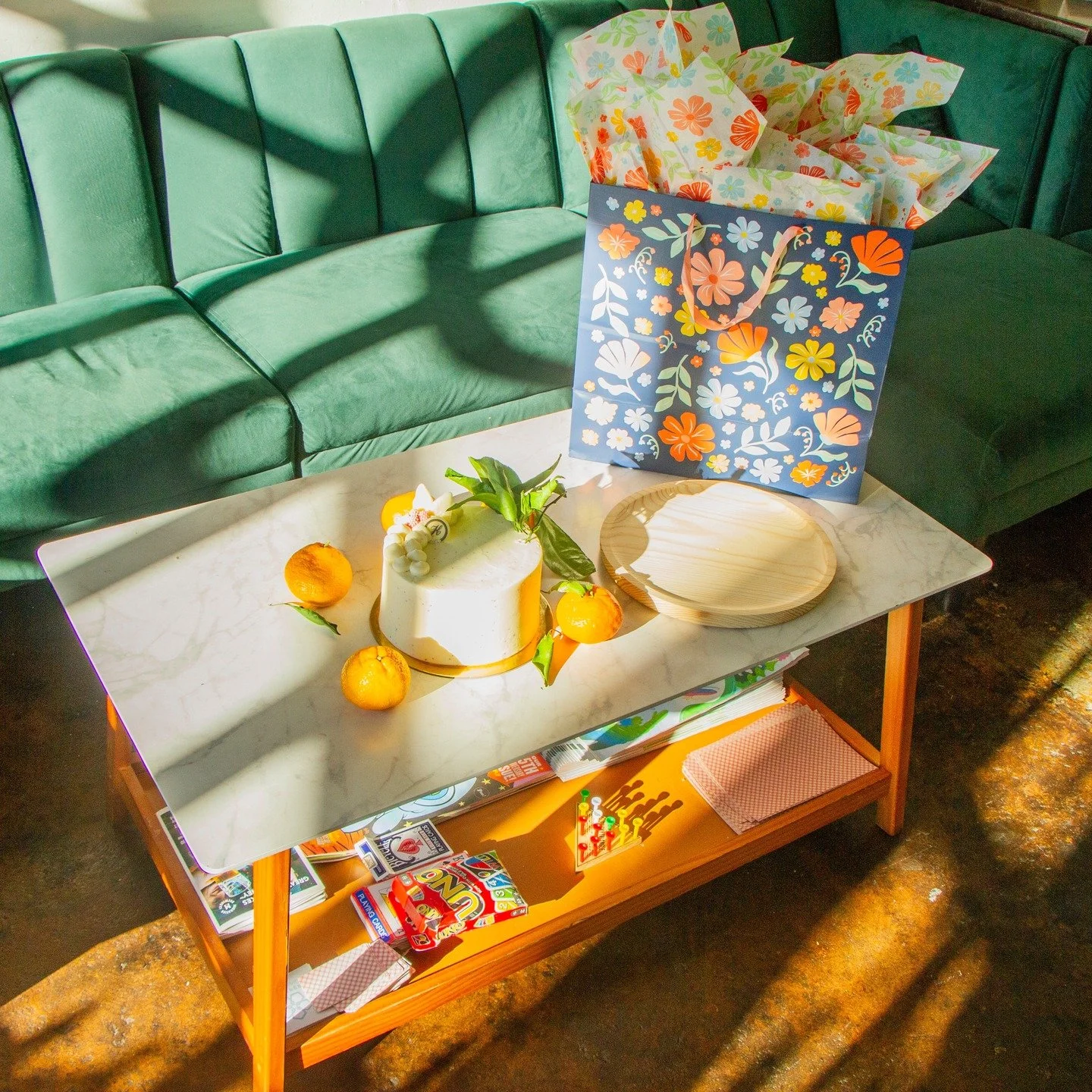 We host all kinds of events!
  The Lounge became the perfect space for gifts, cake, photos and baby shower games.  Consider us for all of your event needs, no matter the size :)