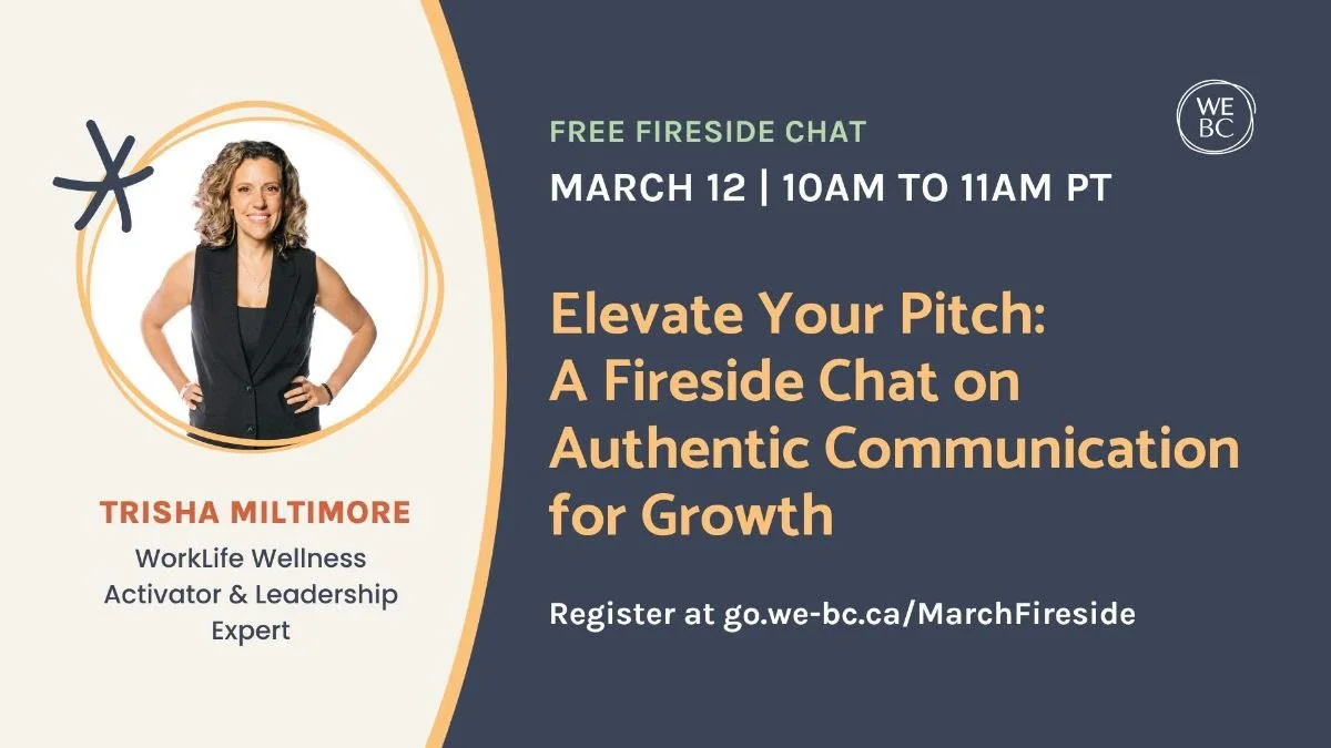 Elevate Your Pitch: A Fireside Chat on Authentic Communication for Growth