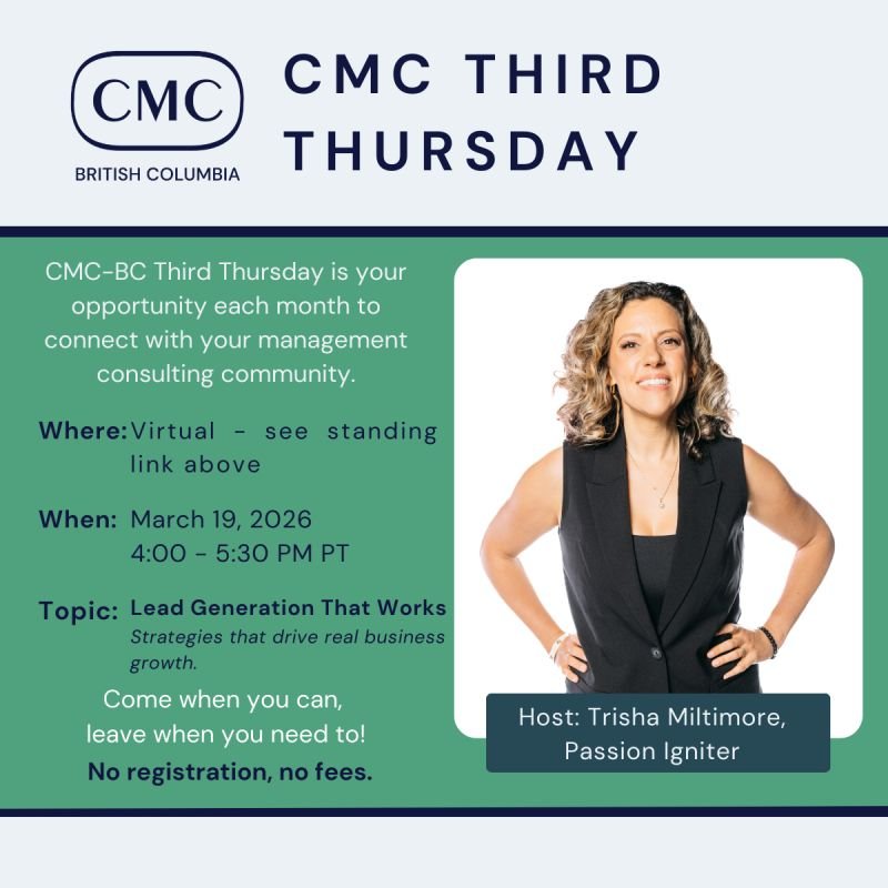 CMC-BC Third Thursdays: Lead Generation That Works