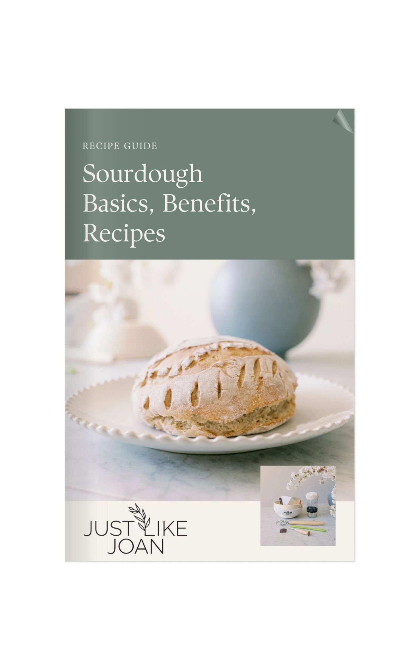 Free Sourdough Recipe Flip book — Just Like Joan