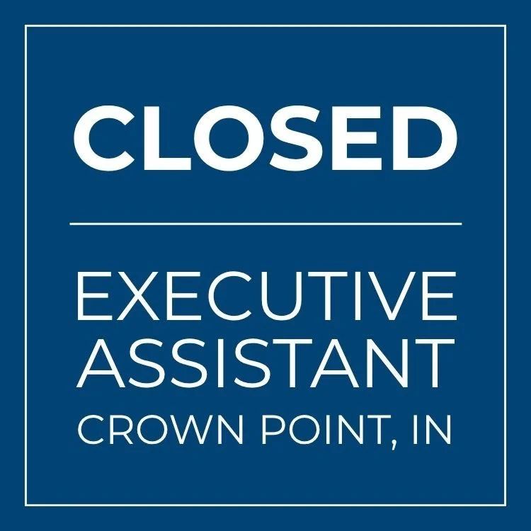 CLOSED | Executive Assistant to Insurance Agent | Crown Point, IN
