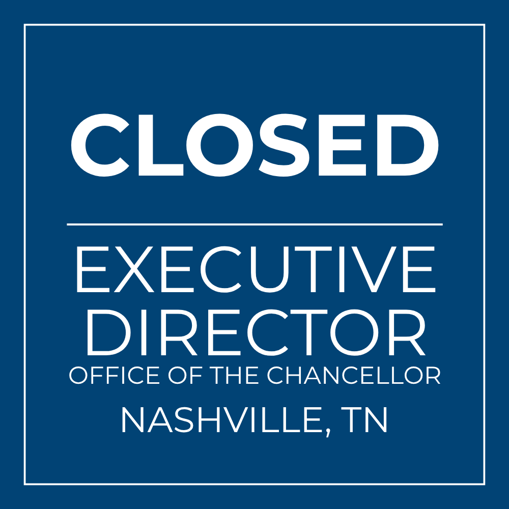 CLOSED | Executive Director, Office of the Chancellor, Vanderbilt University | Nashville, TN