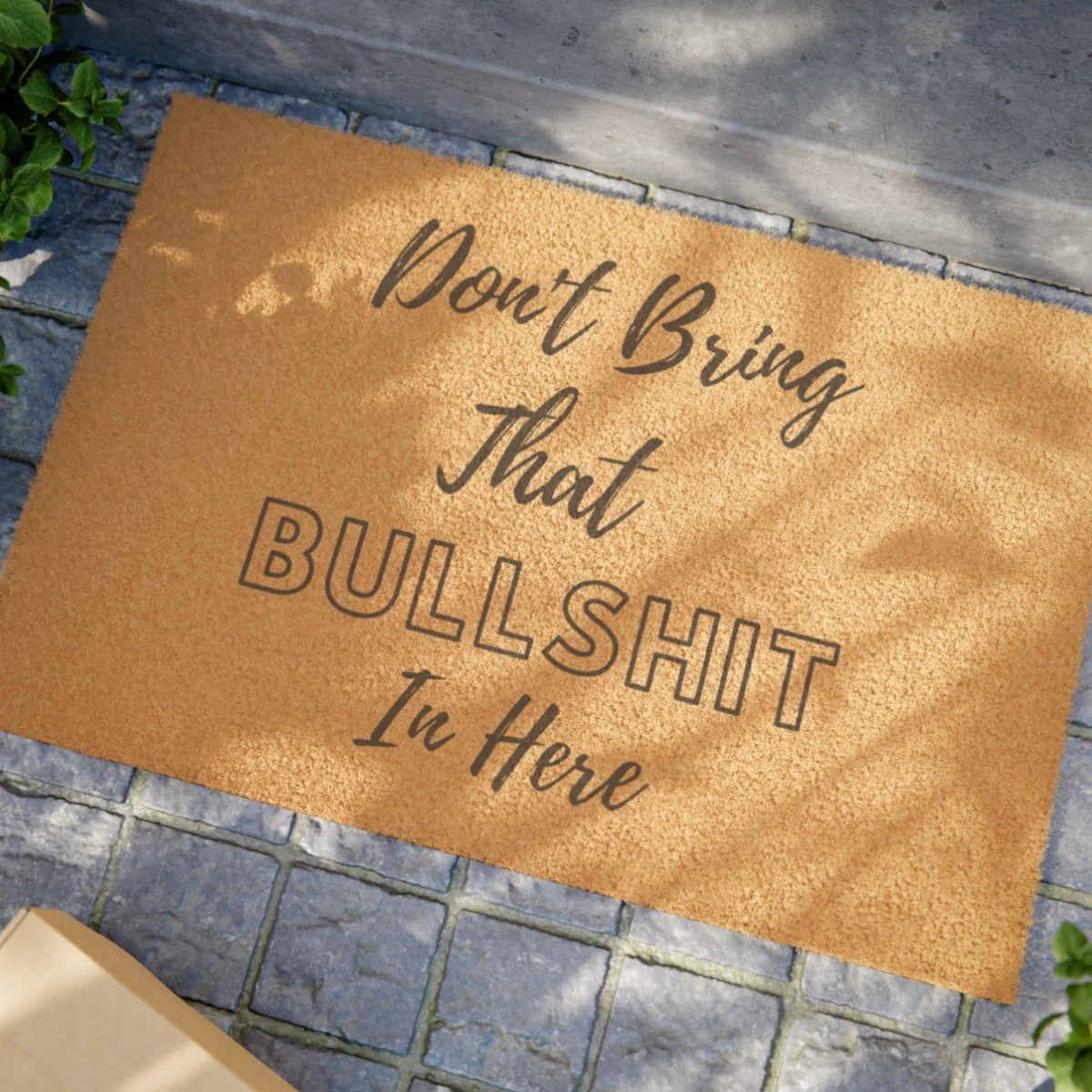 Don't Bring That Bullshit In Here Doormat