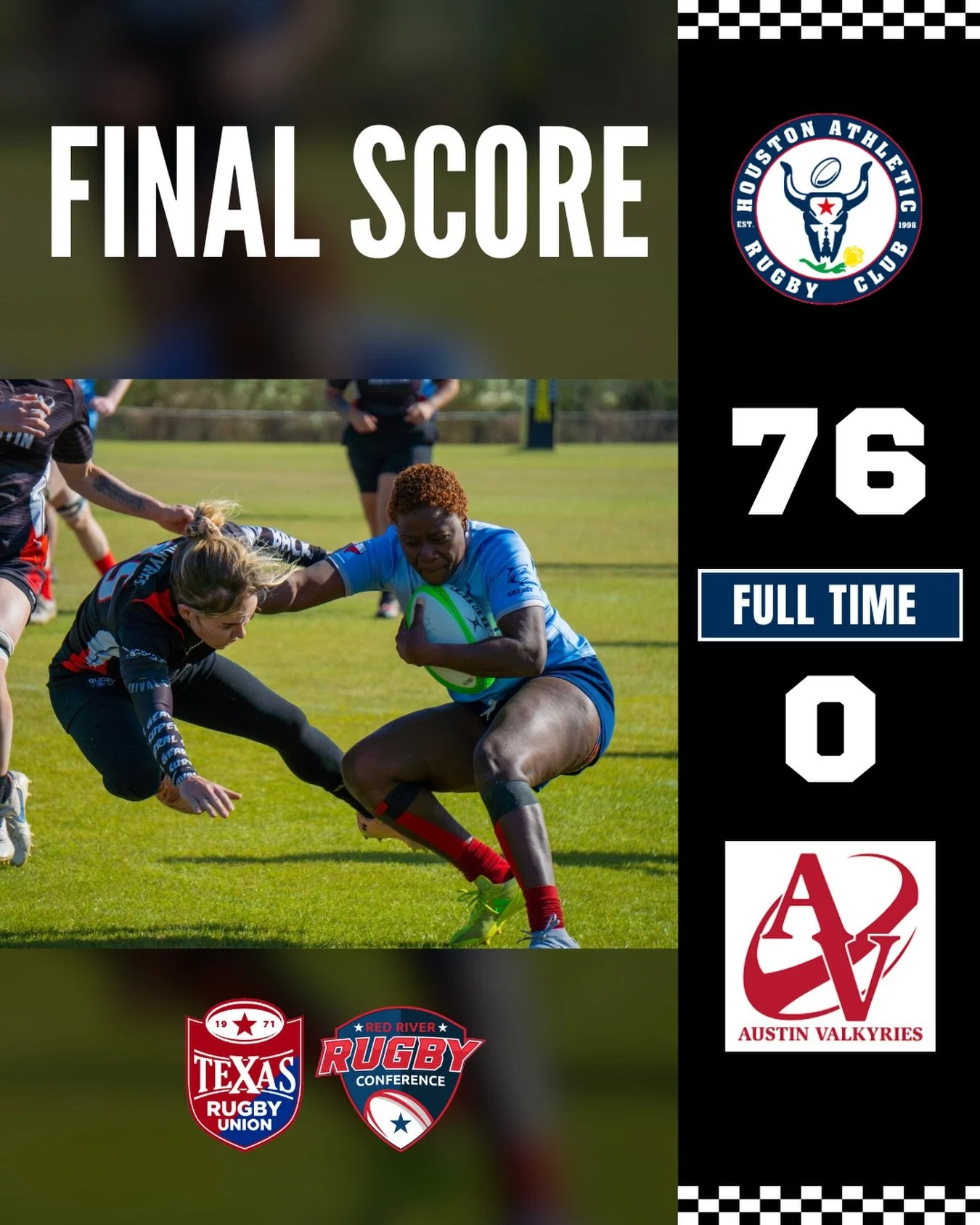 Strong performance from our Women&rsquo;s D1 side in Houston.

GO HARC!

WATCH, PLAY, DISCOVER RUGBY WITH US!
www.houston.rugby

#rugby #wrugby #houston