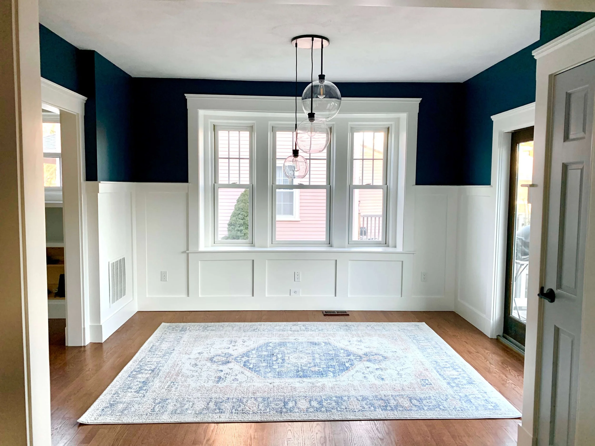 After — interior dinning room painting in Wakefield, MA