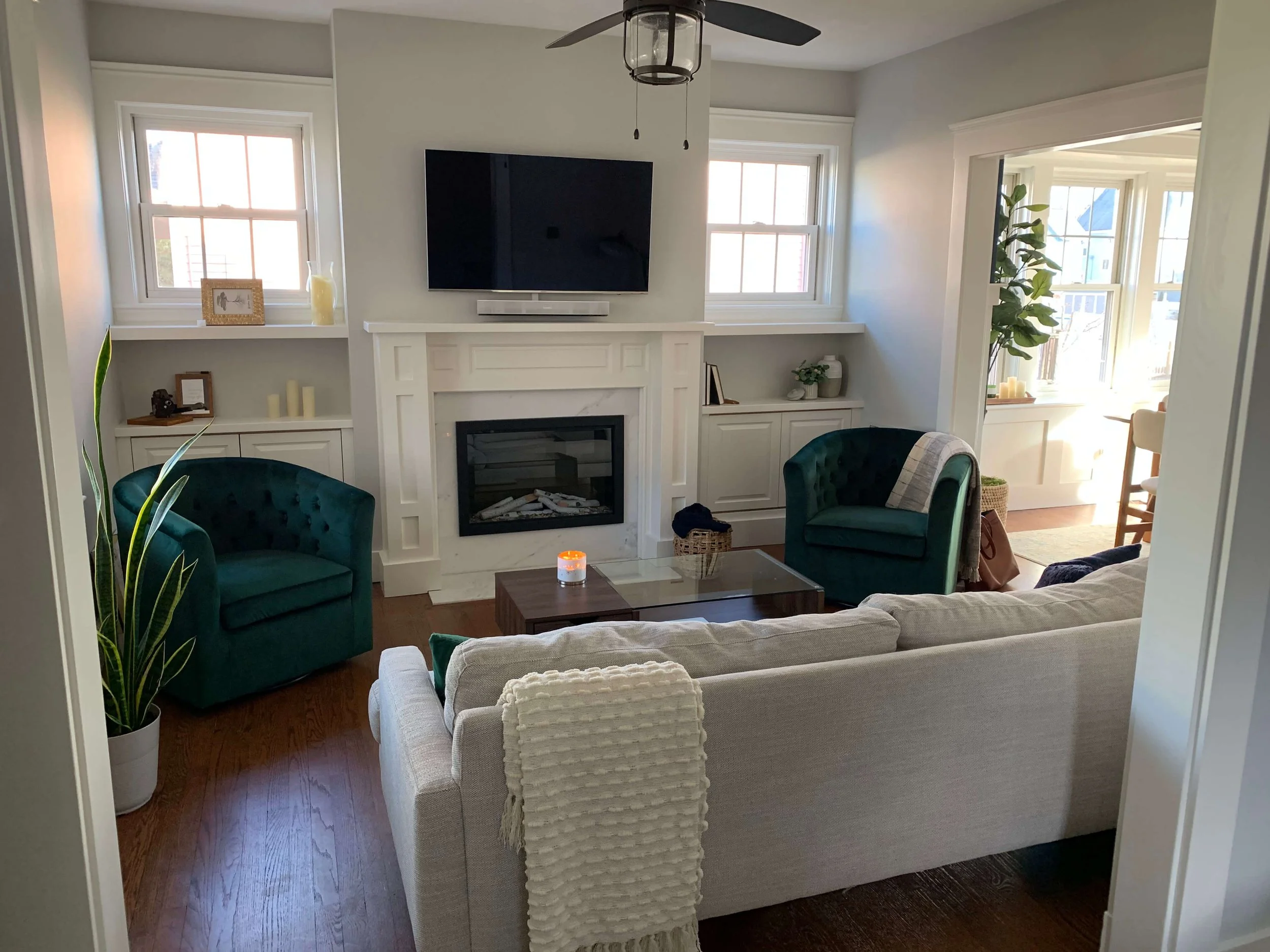 After — inner room painting in Wakefield, MA