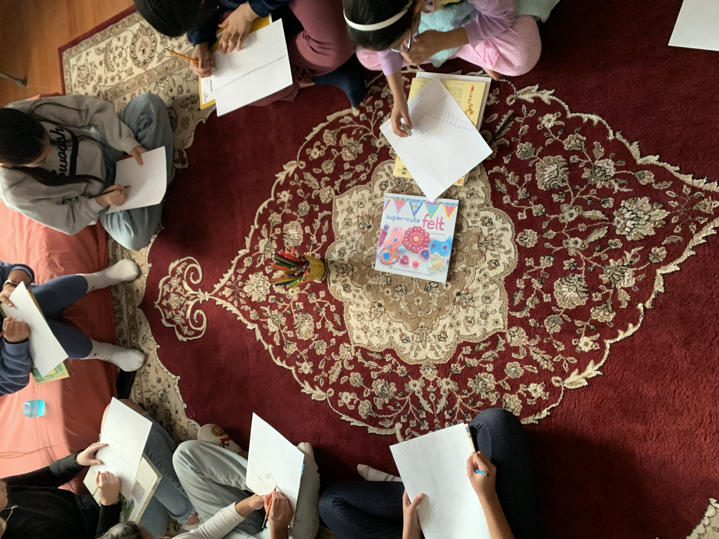 Waters of Asia workshop with middle-schoolers in January 2025