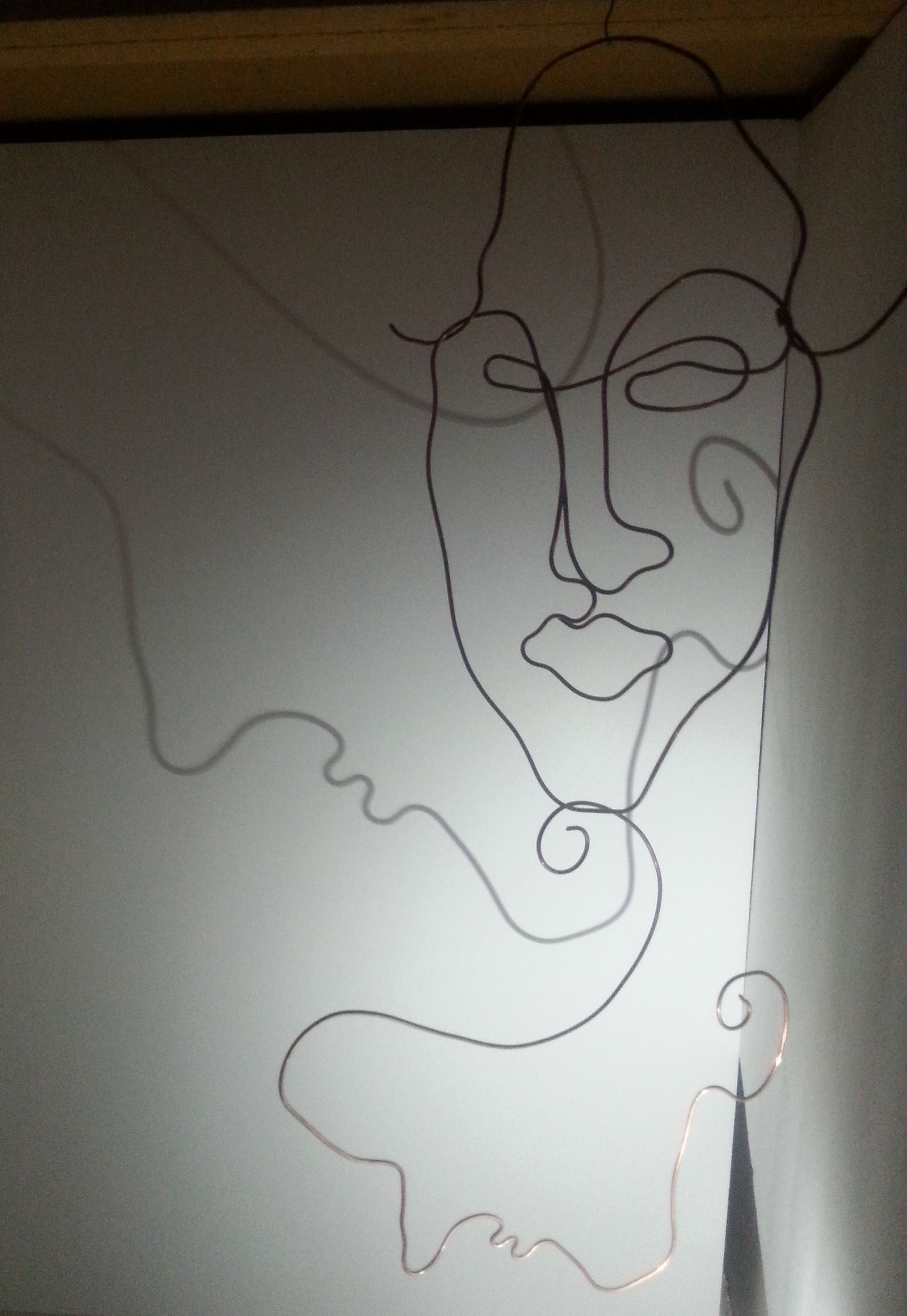 Part of 'The many faces of me' exhibited at Cafe Paradisso.