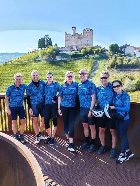 Image of Tom Leveroni and cyclist friends