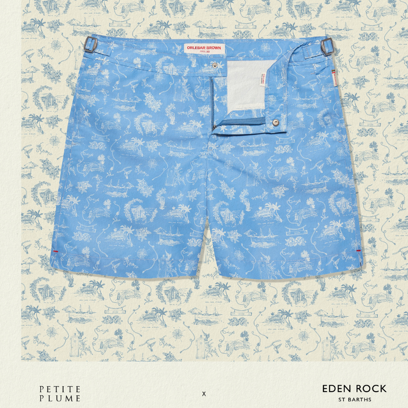 Huffman Travel image of Eden Rock St Barths Orlebar Brown x Petite PlumeCollection