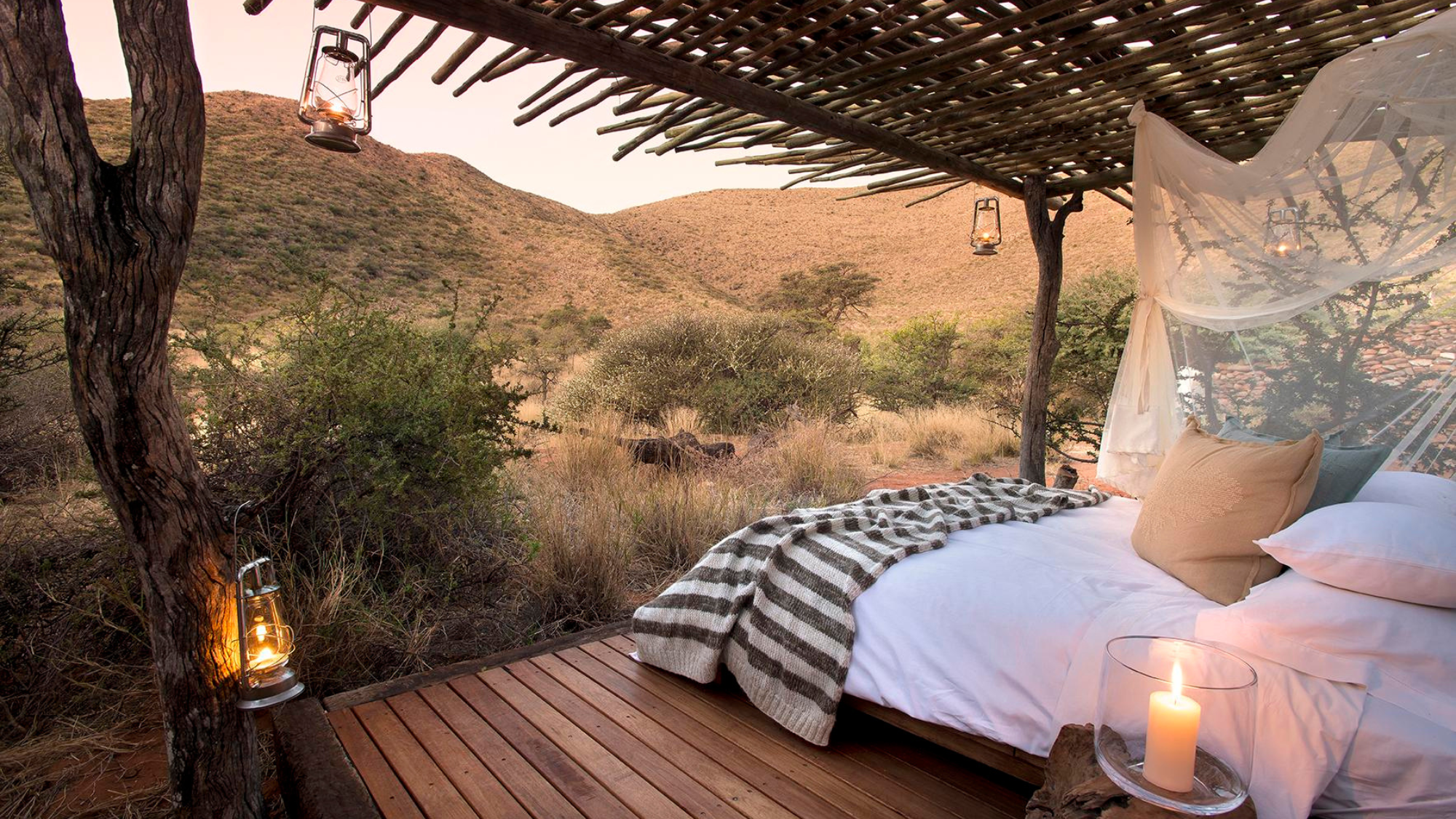 Huffman Travel - Micato image of bed at Tarkuni Homestead